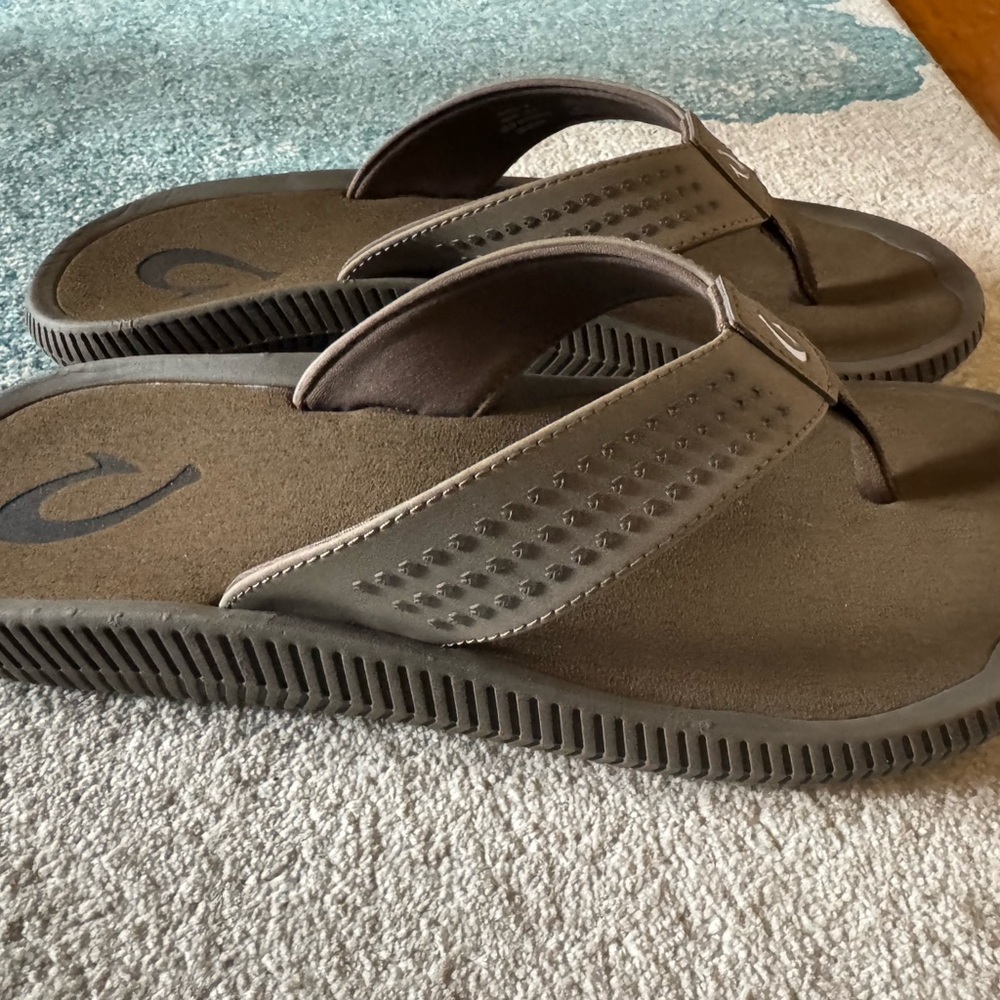 Olukai Flip Flop Sandals - SZ 10 - Immaculate condition Worn ONCE - Picture 4 of 5